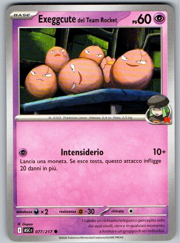 Exeggcute del team - del,