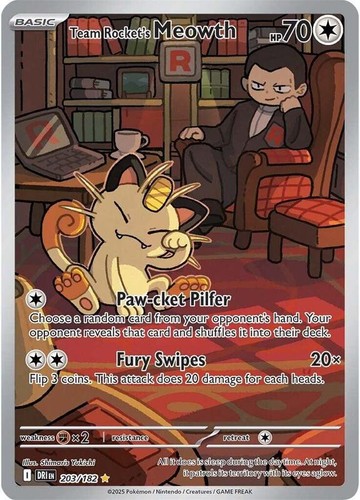 Team rocket meowth 203 182 - rocket's,