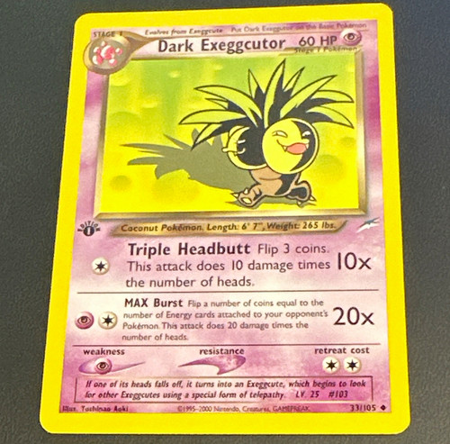 Pokemon dark exeggcutor - pokemon,