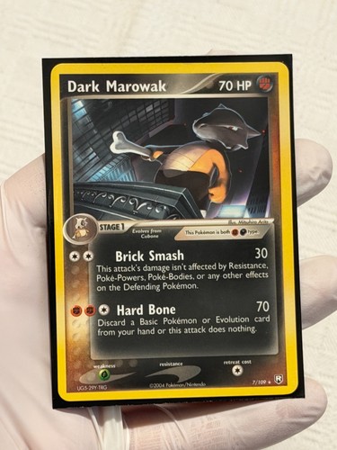 Dark marowak pokémon card - -,