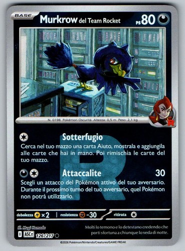 Murkrow del team - murkrow, rocket