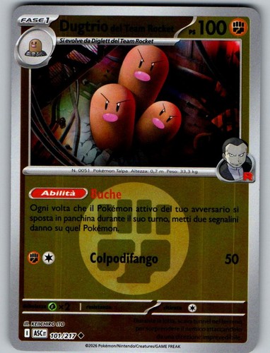 Dugtrio del team rocket - dugtrio,