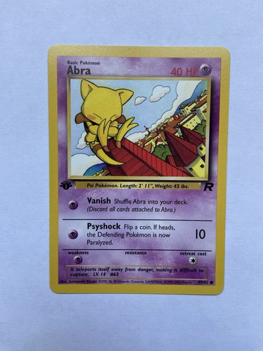Pokemon tcg abra - tcg, team