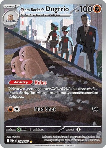 Team rocket dugtrio - rocket's,