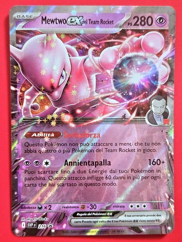 Carta pokemon mewtwo del - carta, ex