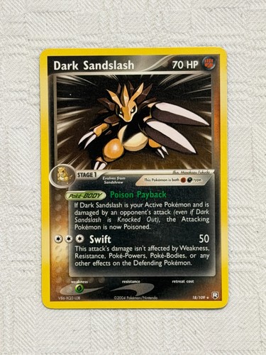 Dark sandslash pokémon card - dark,